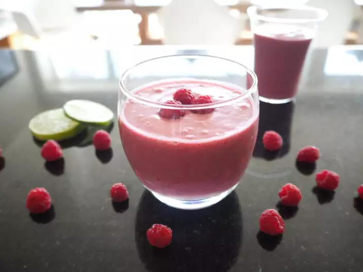 Bringebærsmoothie