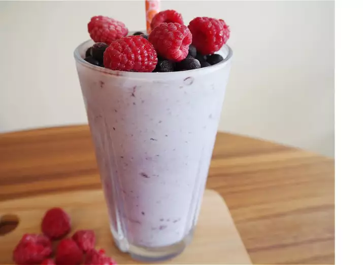 Enkel bærsmoothie