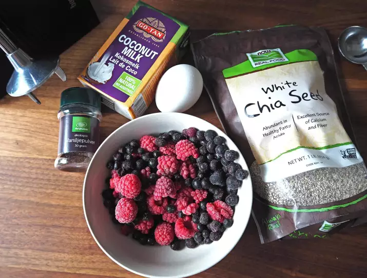 Ingredienser bærsmoothie