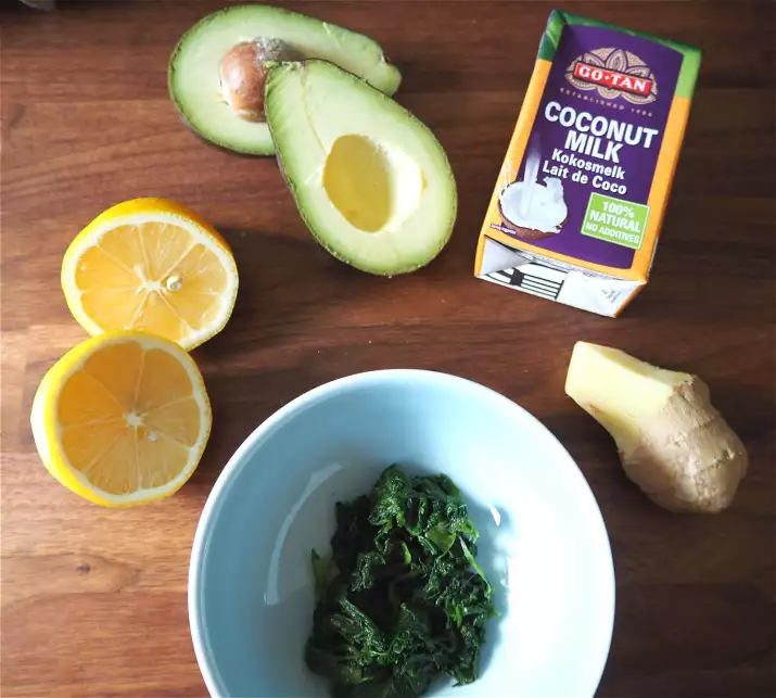 Ingredienser grønn smoothie