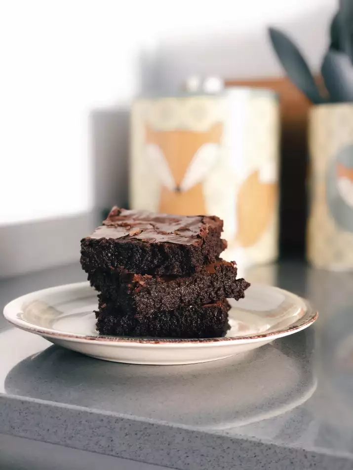 Sjokoladekake/Brownie uten mel og melk